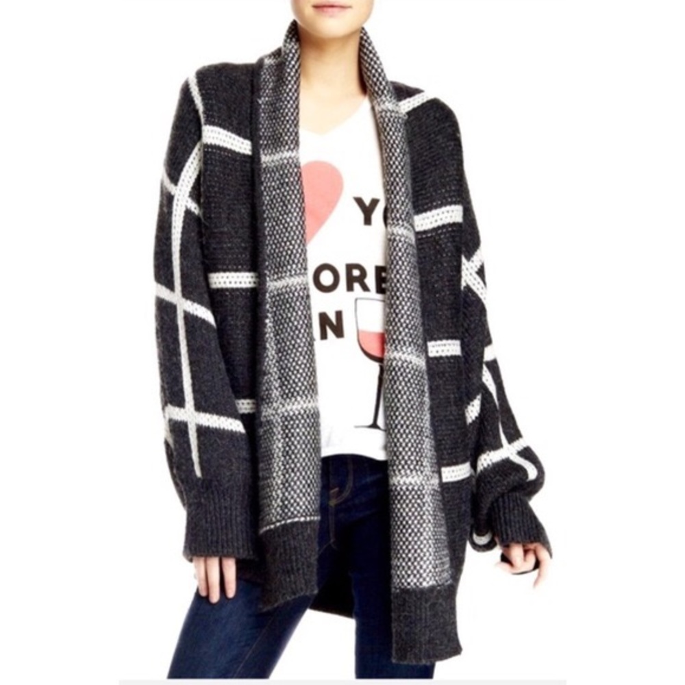 Wildfox Marianne Windowpane Cardigan